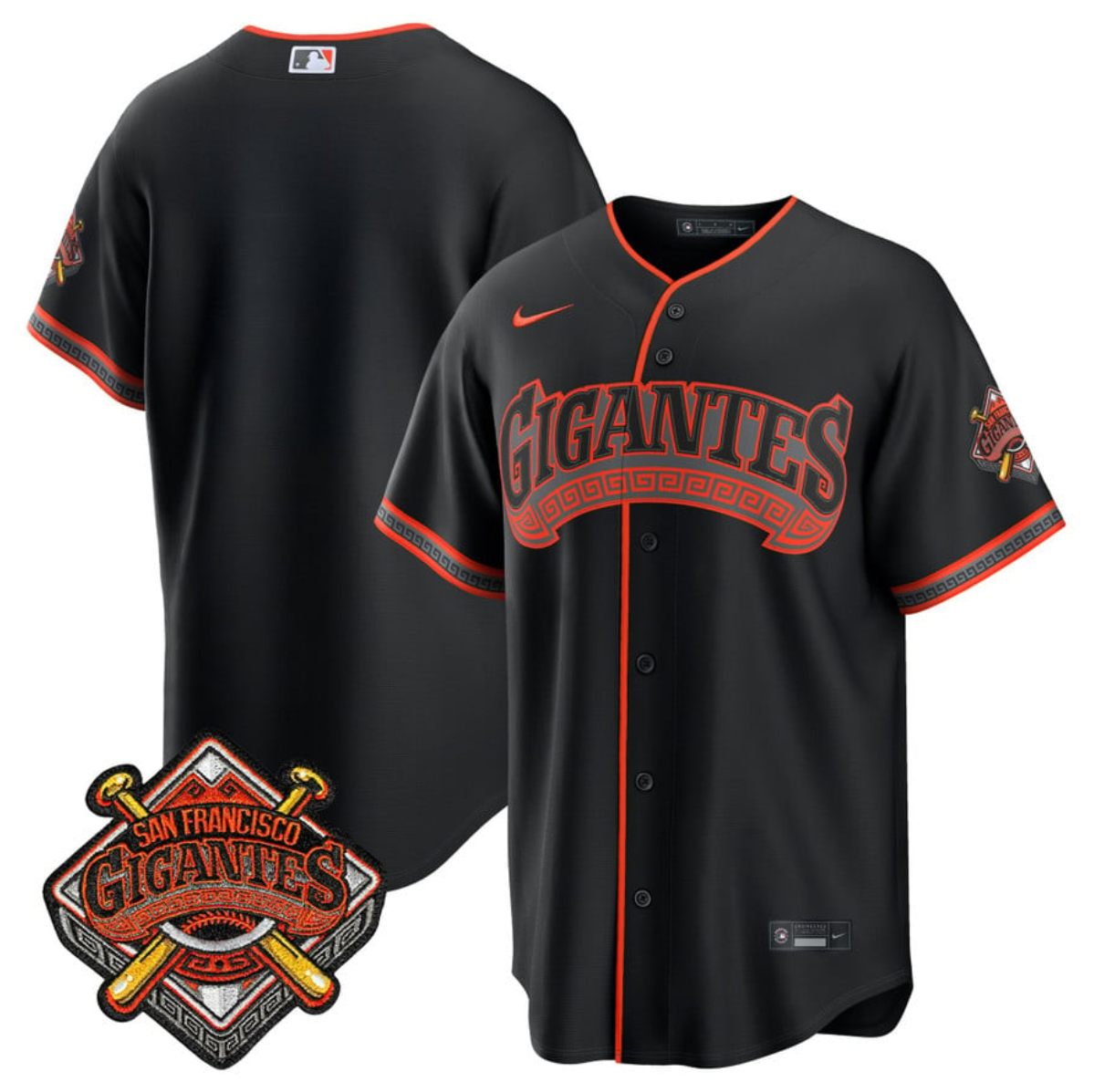 Men's San Francisco Giants Blank Black 2026 Alternate Stadium Stitched Baseball Jersey